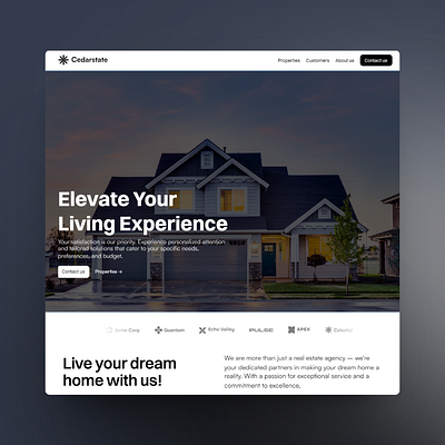 Real Estate Website graphic design ui ux webdesign webdevelopment