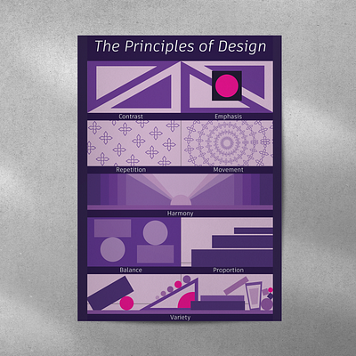Principles of Design Infographic graphic design