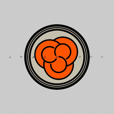 Spaghetti branding graphic design logo