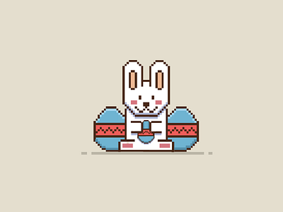 pixel easter rabbit easter easter rabbit pixel art pixel designs pixel easter rabbiit pixel people pixel person