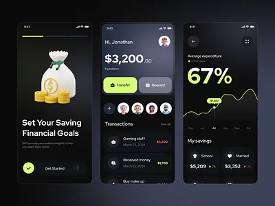 Finance app - #Exploration app app design balance bank app banking design e wallet finance finance app financial fintech investment mobile app mobile finance mobile ui payment transactions ui ui design wallet