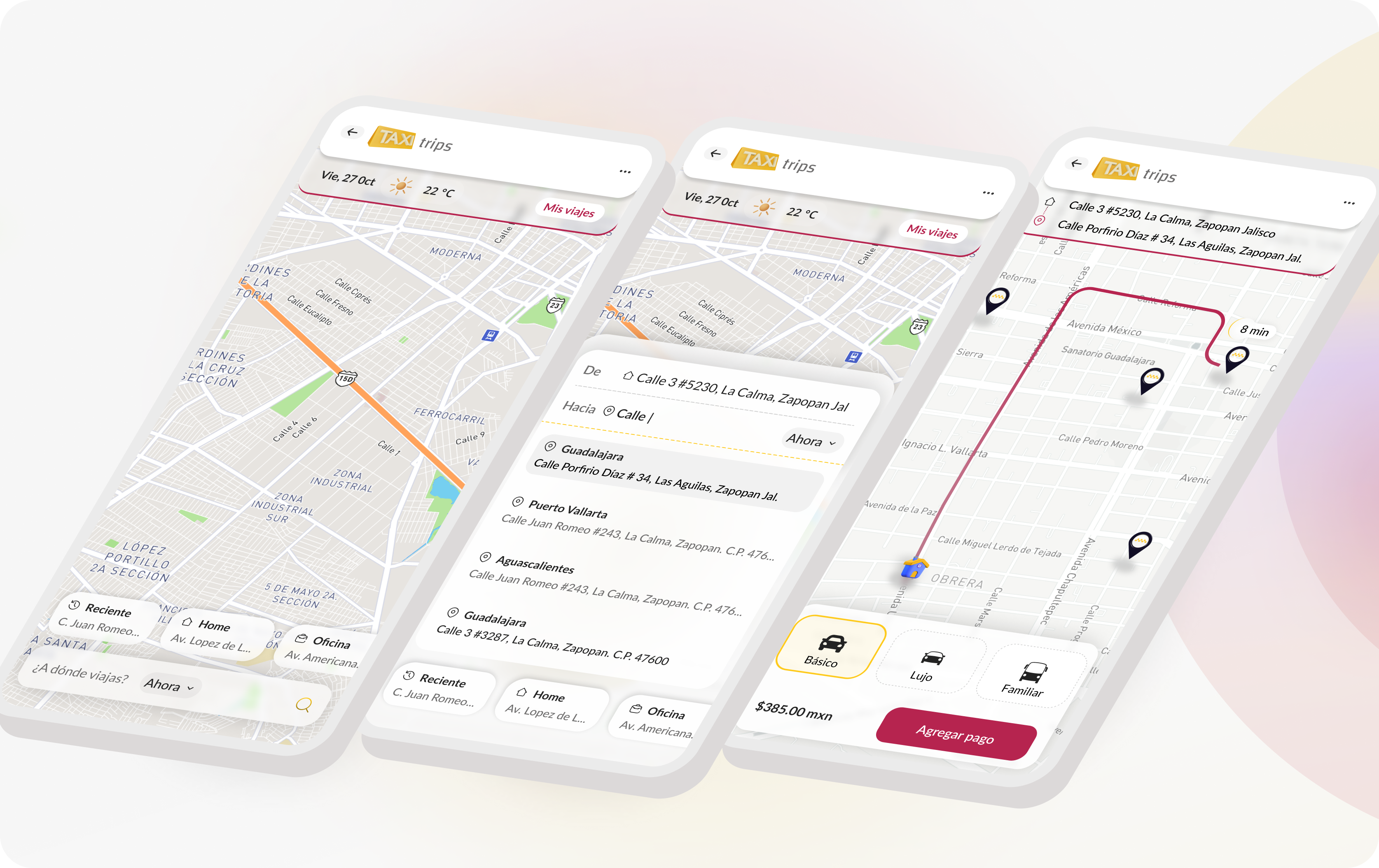 Map - Taxi trips checkbox details didi drive driver figma location map menu motion ui neumorphism prototyping recents search taxi timer travel uber user cetered design vr