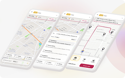 Map - Taxi trips checkbox details didi drive driver figma location map menu mobile first motion ui prototyping recents search taxi timer travel uber user cetered design vr