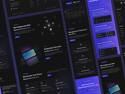 Fincore - Fintech Landing Page Integration Section bank coded credit card crypto design finance finance landing page fintech framer landing page money template ui ui design ux website
