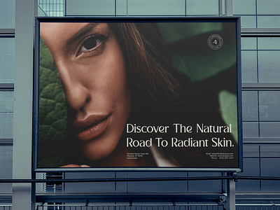 Skin care Billboard Branding Design billboard design brand designbillboard branding skin care billboard skin care brand design skincare branding