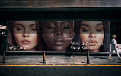 Premium Skin care billboard design billboard billboard design brand design branding branding design graphic design premium billboard design skin care design