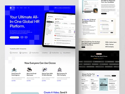 Human Resource Management b2b employee framer hr hrm human resource landing page management product page design recruit saas saas website web design web marketing web platform website