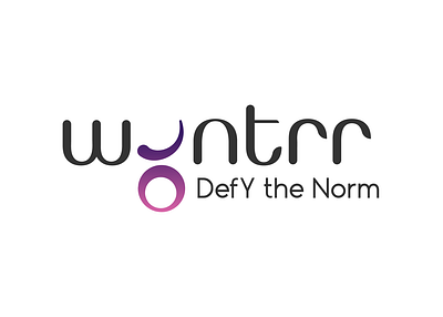 Wyntrr- metaverse influencer personal brand branding design graphic design icon illustration logo typography vector