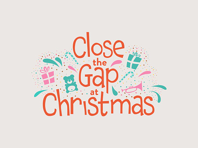 Close the Gap at Christmas aboriginal australian branding christmas logo