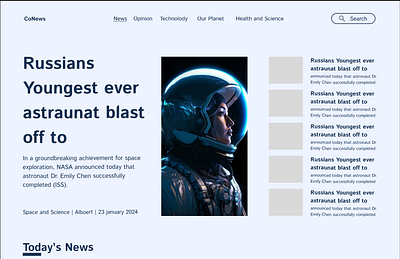 news website design disign news news website space ui ux