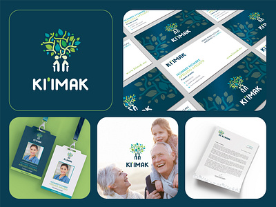 KI'IMAK branding design graphic design health identity illustration logo vector