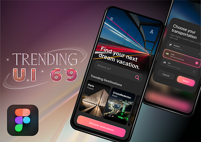 UI 69_Trending app dailyui figma ui ui 69