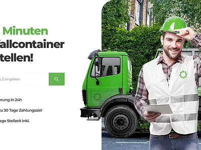 Hero Banner for a Eco-Friendly waste management business ad adobe photoshop creative design dribbble dribbbleweeklywarmup eco friendly design graphic design hero banner image banner minimal design ui uiux ux web banner web design website website banner