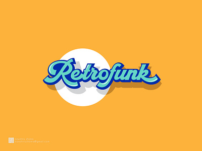 Retrofunk company graphic design illustration logo logo design minimal modern logo typography