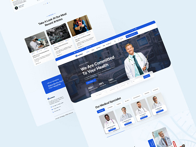Healthlab Doctor Appointment Website Design appointment booking clinic digital pharmacy doctor doctor appointment doctor booking landing page healthcare hospital medical care online appointment saas science ui ux web web app