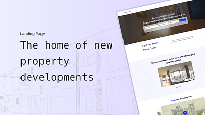 Apartment Development Website Redesign branding creative showcase dashboard design illustration landing page real estate saas ui