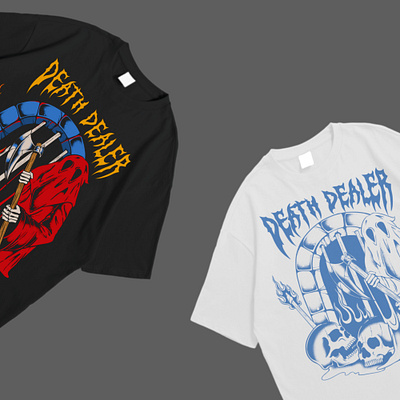 Death Dealer by Devorus STD artwork design band artwork digital art graphic design illustration merch design tshirt design