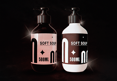 Packaging for liquid soap advertising box branding design graphic design illustration logo soup vector