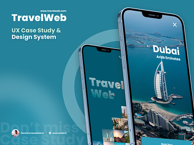 Travel Web Mobile App UIs case study destination booking destinations mobile app online booking travel ux workshop