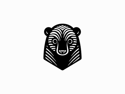 Honey Badger Logo animal badger branding design emblem face fearless head honey icon identity illustration lines logo mark sports symbol vector wildlife