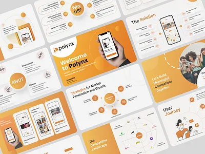 Pitch Deck Slides deck slides figma mobile app slides piotch deck slides presentation design slides ui uiux