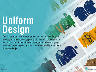 Uniform Design 3d animation branding graphic design logo uniformdesign