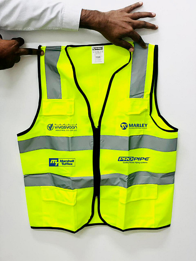 Safety Jacket graphic design