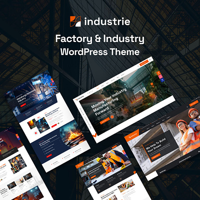 A fantastic WordPress theme with 20+ awesome demos ai brabding company construction factory factory theme industrial industry industry theme power themes website design wordpress theme wordpress website
