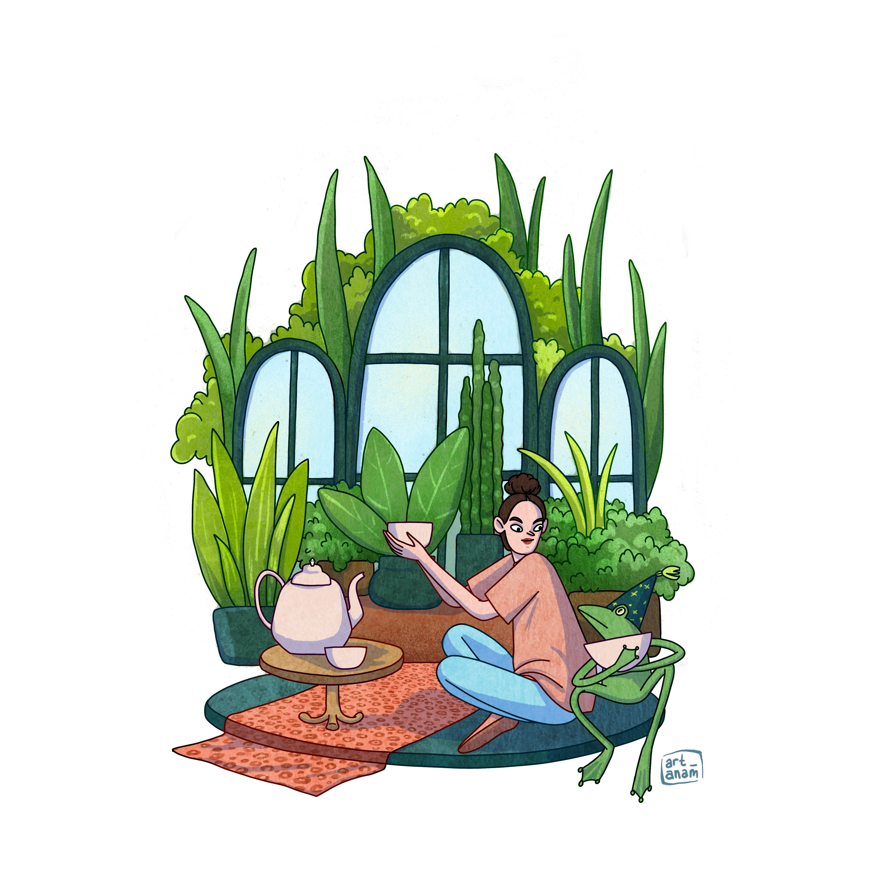 Fairytale illustration book illustration brand illustration cartoon character cartoon design character design digital illustration editorial illustration fairytale illustration plants spring summer