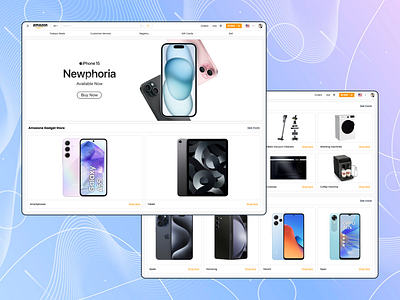 Amazon | E-commerce | Web App amazon app e commerce ecomerce ecommerce website online shop online store products shop shopping cart ui ux web app website