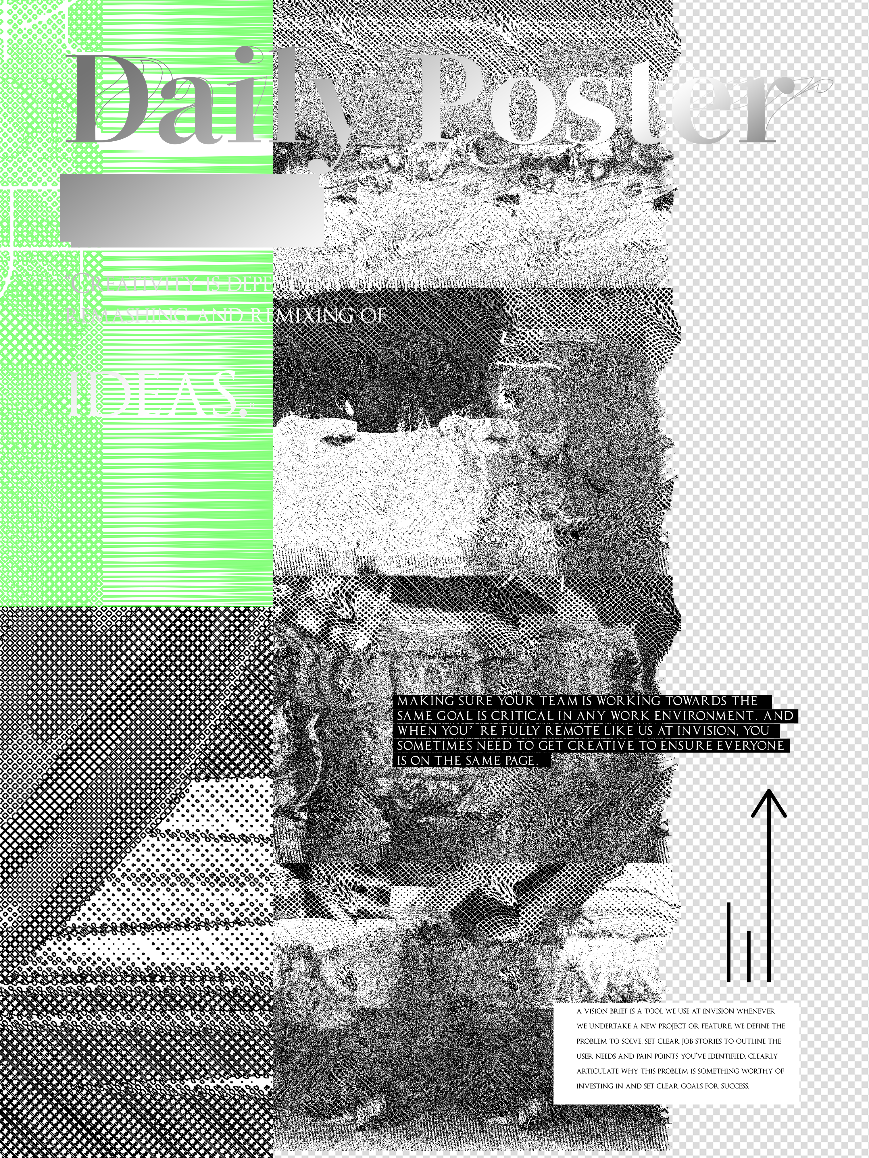 Poster design color graphic inspiration shape visual