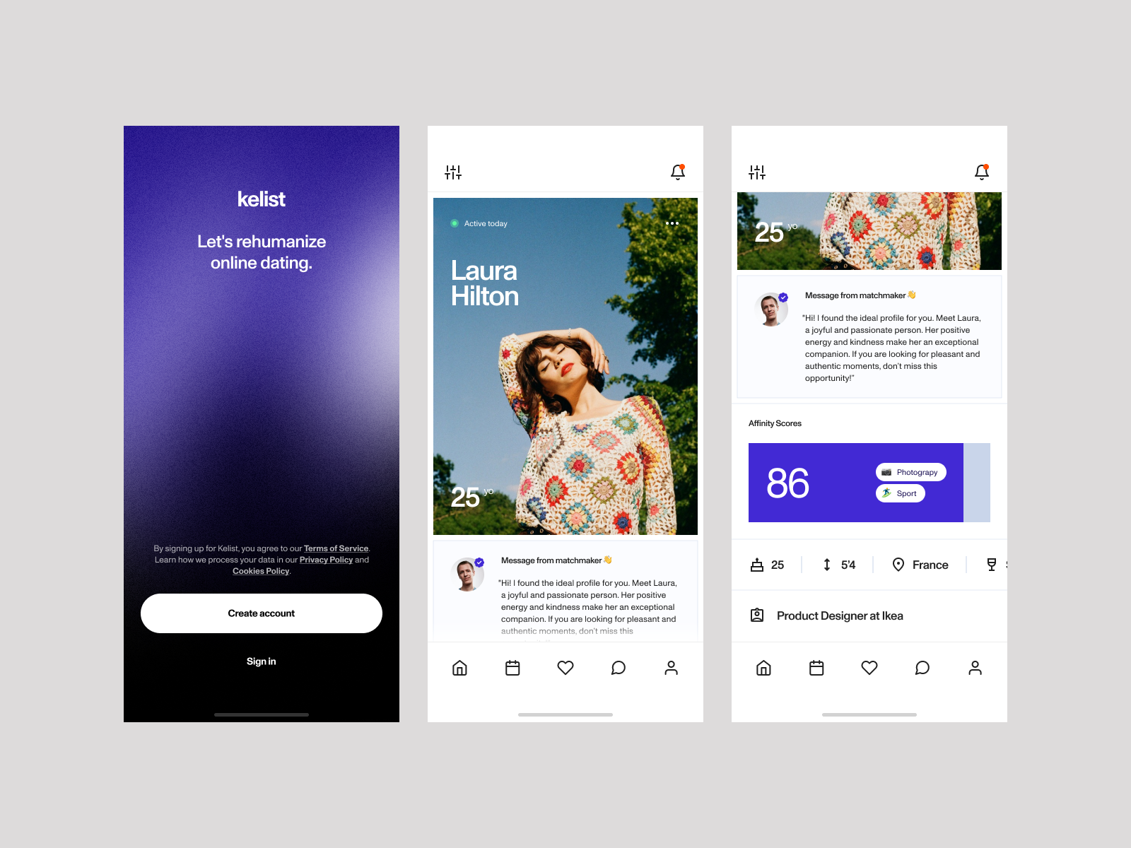 Dating App app clean dating dating app design minimal minimalist mobile online dating social app swipe typography ui ux