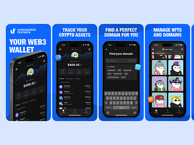 🌟 Screenshots for Unstoppable App app app store app store screenshots branding clean design design app illustration mobile mobile app product screenshots ui ux