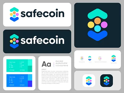 Branding Identity Design for Safecoin a b c d e f g h i j k l m n app logo brand brand identity brand identity designer branding brandmark crypto coin icon identity illustration logo logo design logo designer logotype mark minimal logo o p q r s t u v w x y z symbol typography