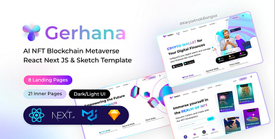 Clean and Light Website Banner clean ui company profile corporate dark mode figma homepage landing page light mode single page sketch app ui kit website template