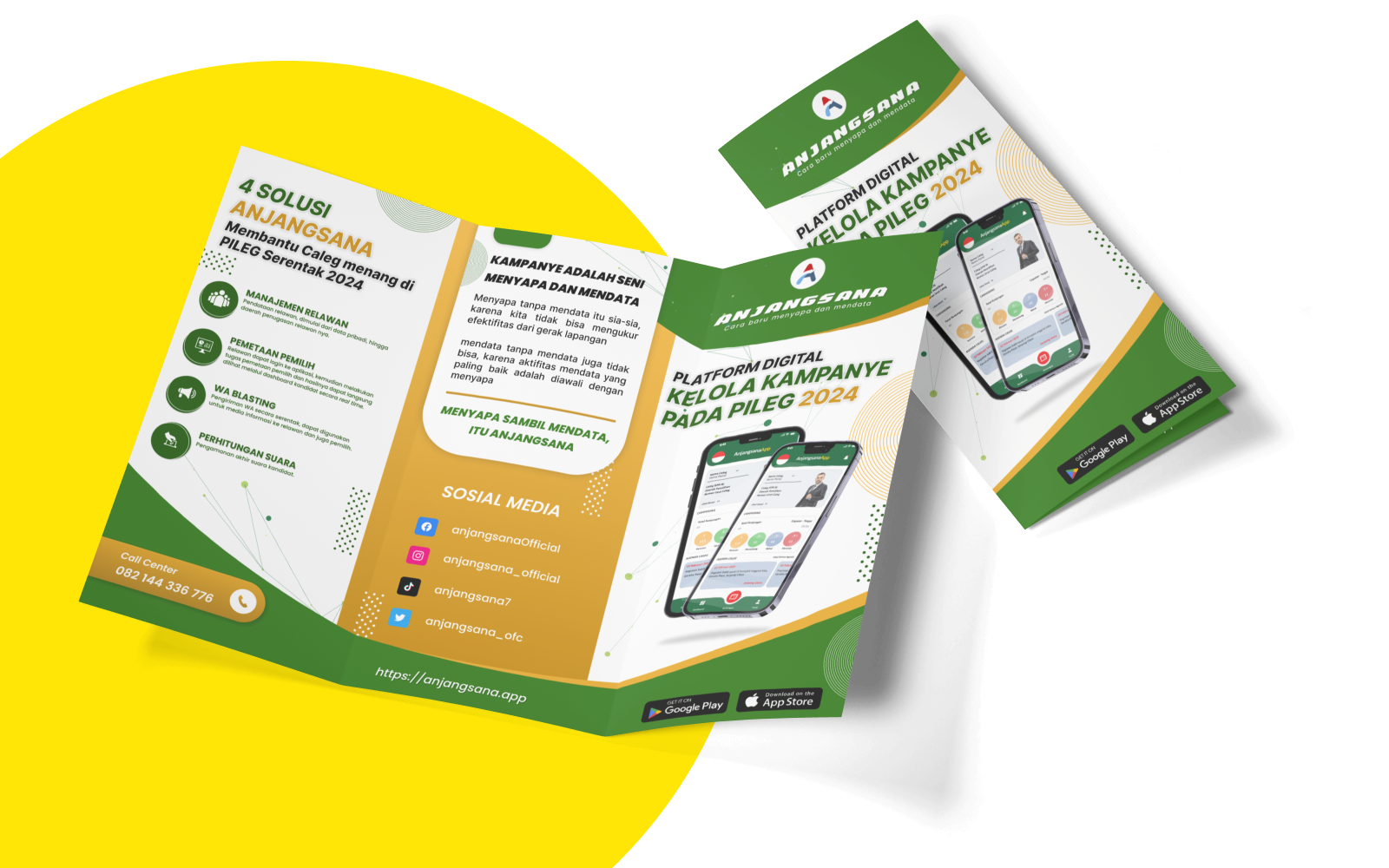 Trifold_Brochure app branding design graphic design illustration typography vector