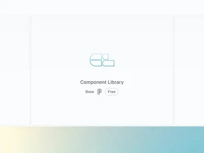 Light mode UI Design for a component library card clean design design system figma light ui minimal product design shadcn simple tailwind ui ui design user interface ux design