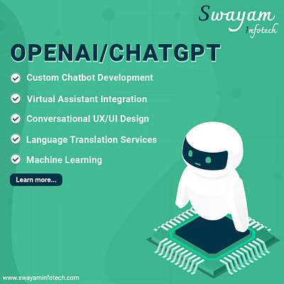 OpenAI/ChatGPT Development services. - Swayam Infotech
