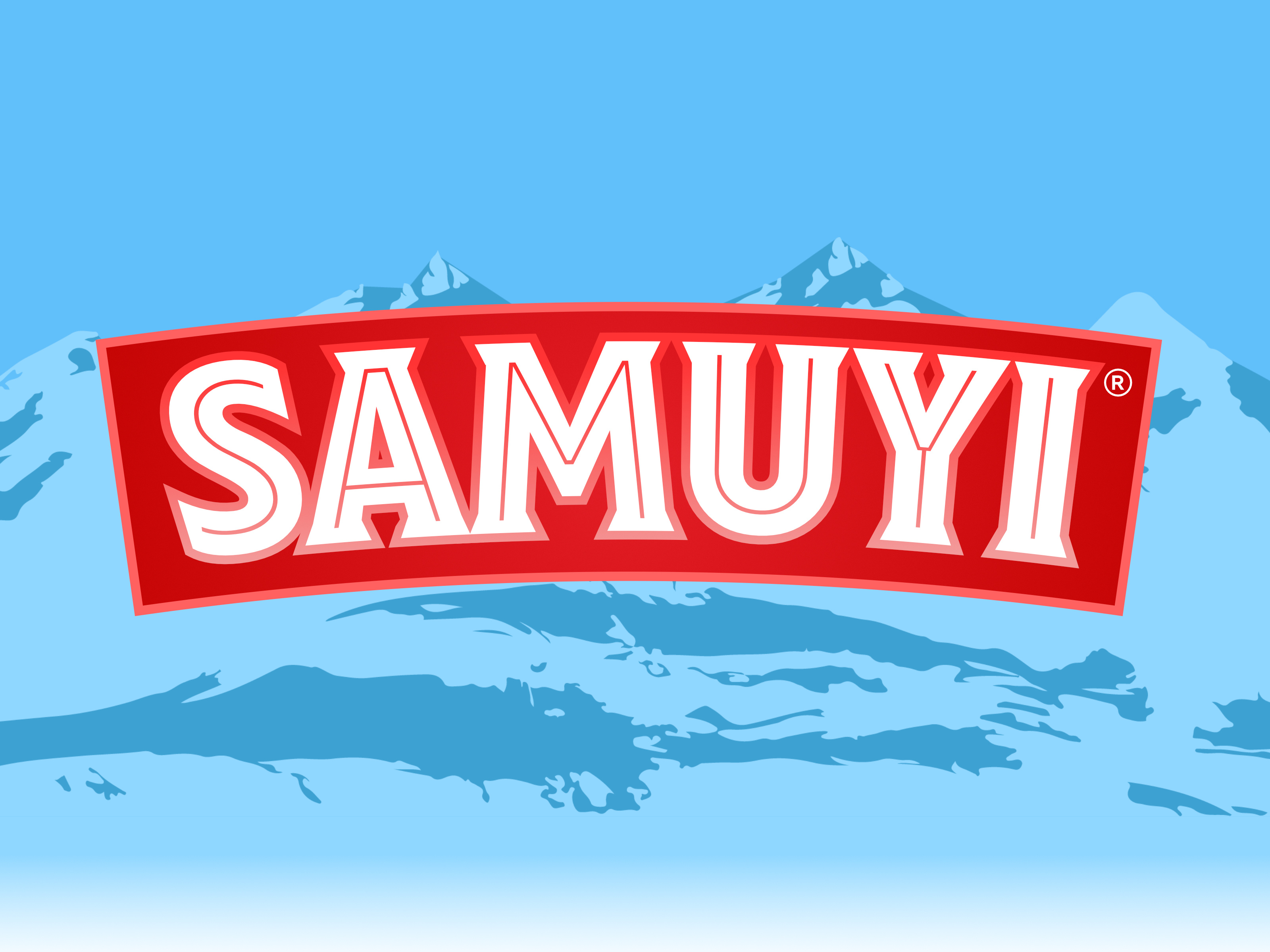 Samuyi Table Water beverage design blue bottle water brand design chill vibes mountain illustration nigeria packaging design red table water