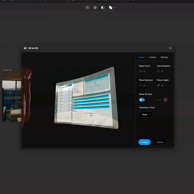 AR/VR UI 3d animation arvr branding design graphic design motion graphics ui