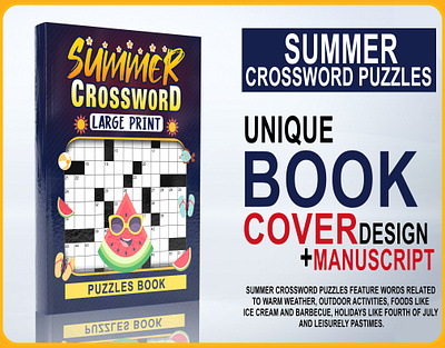 Summer Crossword Puzzles Book Cover Design bike logo design blank comic cover design blank comic desgin book cover designs branding caregiver caregiver logbook caregiver logbooks caregiverlogbook caregivers logbook coloring cover deisgn cover design for kdp cover designs designer hiking logbook illustration infinity logo kdp book kdp book design