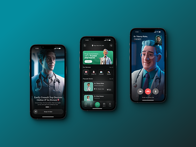 My Health Hub: Online Healthcare Professionals appdesign appointmentapp creativedesign doctors doctorsappdesign healthcare healthhub minimal mobileapp onlinedoctor ui uidesign ux