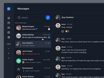 Messages UI beyond ui chat chat ui chatting design system figma messages messages ui messagining saas chat saas messages ui kit user chat