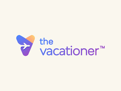 The Vacationer TM Logo branding logo ui