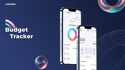 Budget Tracker App bank budget mobile app ui ux