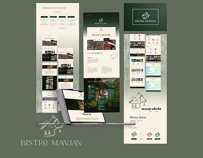 Bistro Manjan Website Redesign branding design desktop graphic design logo typography ui ux visual web web design