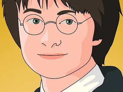 Illustration - Harry Potter adobe illustrator drawing graphic design gryffindor harry potter hogwarts illustration