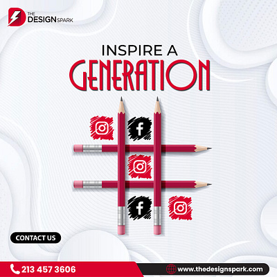 Inspire a Generation apparel branding design energy graphic design illustration inspire a generation logo merch the design spark tic toc toe ui vector