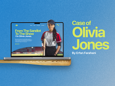 Case of Olivia Jones animation baseball biography learn and grow ui