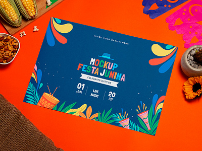 Premium Festa junina mockup set brazil brazilian caipira festas juninas festival june festival mockup free mockup premium mockup. mockups mockups free mockups premium northeastern brazil quadrilha square dance